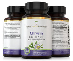 Florida Herbal Pharmacy Chrysin 120 capsules signals four months supply