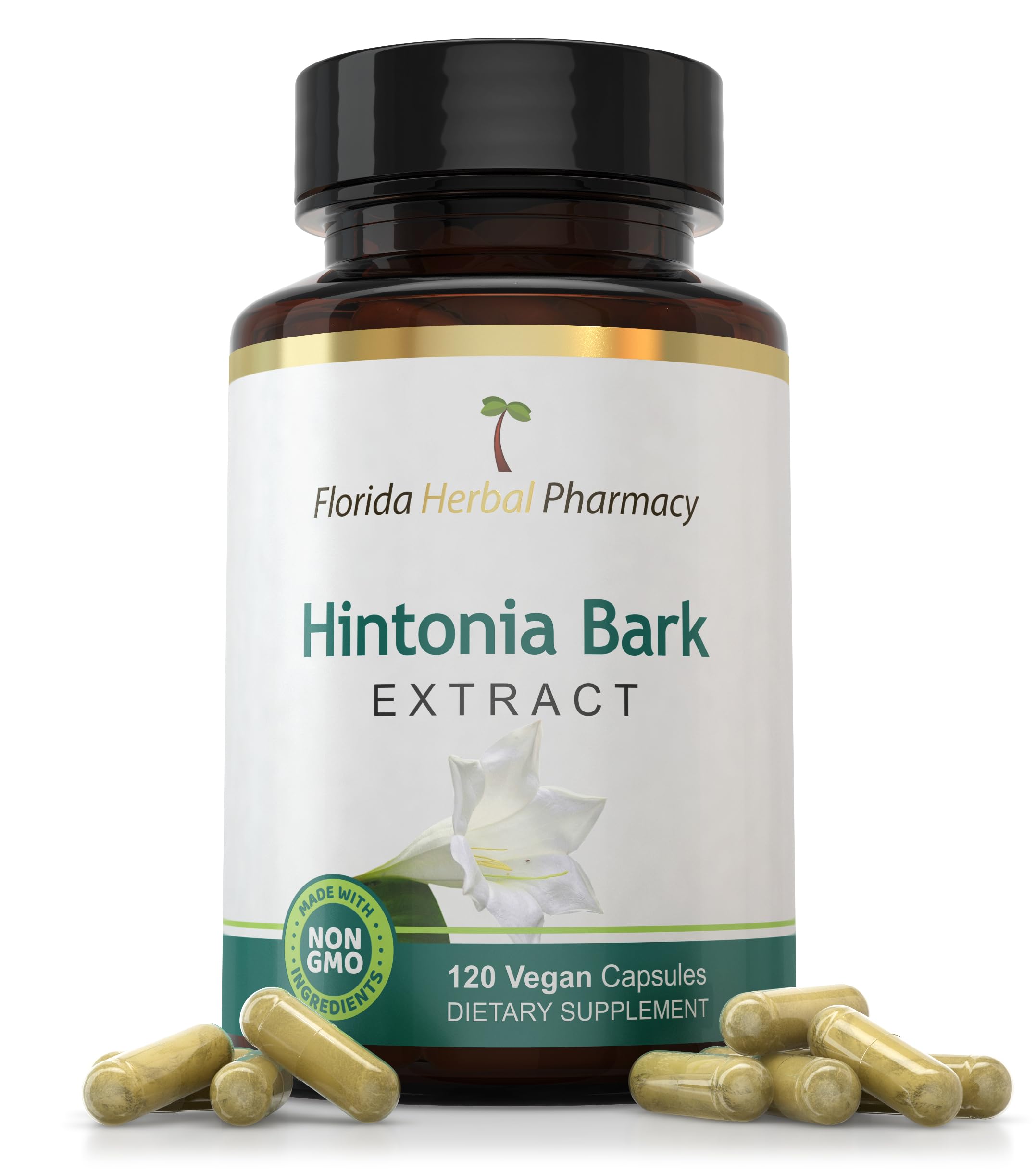 Florida Herbal Pharmacy Hintonia Latiflora Extract 10-1 bottle ready for daily use.