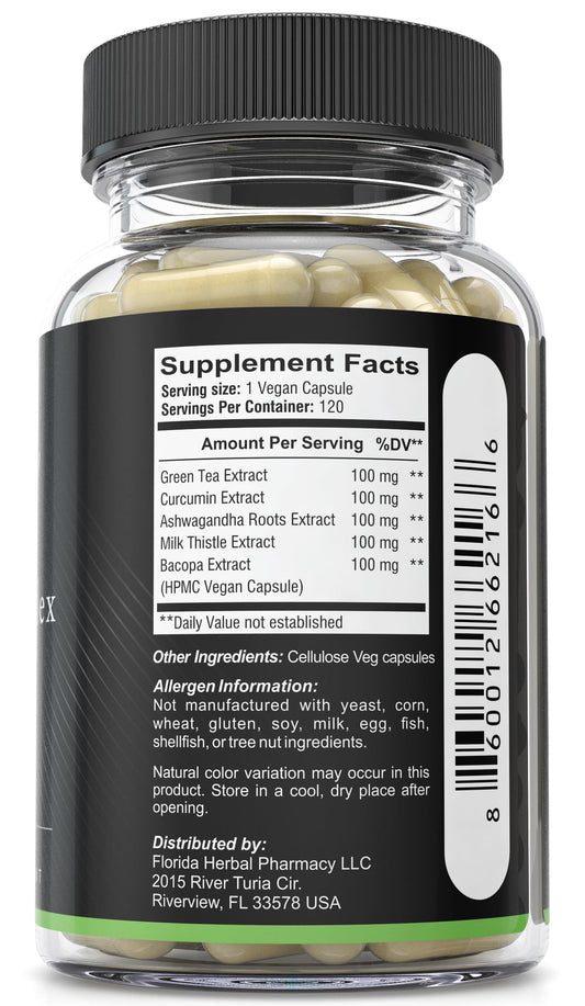 NRF2 Complex capsules ready for daily intake from Florida Herbal Pharmacy