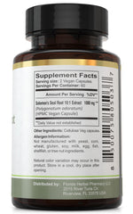 Florida Herbal Pharmacy Solomons Seal label closeup confirms authenticity