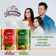 Florida Herbs Fruits & Veggies made in USA badge signaling quality and domestic manufacturing