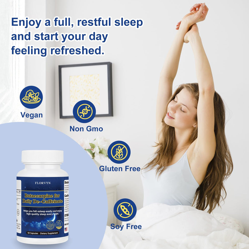 Florvyn bottle with 100 mg rutaecarpine highlights focused daily use
