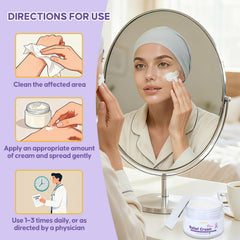 Botanical extracts help calm delicate skin for everyday comfort.