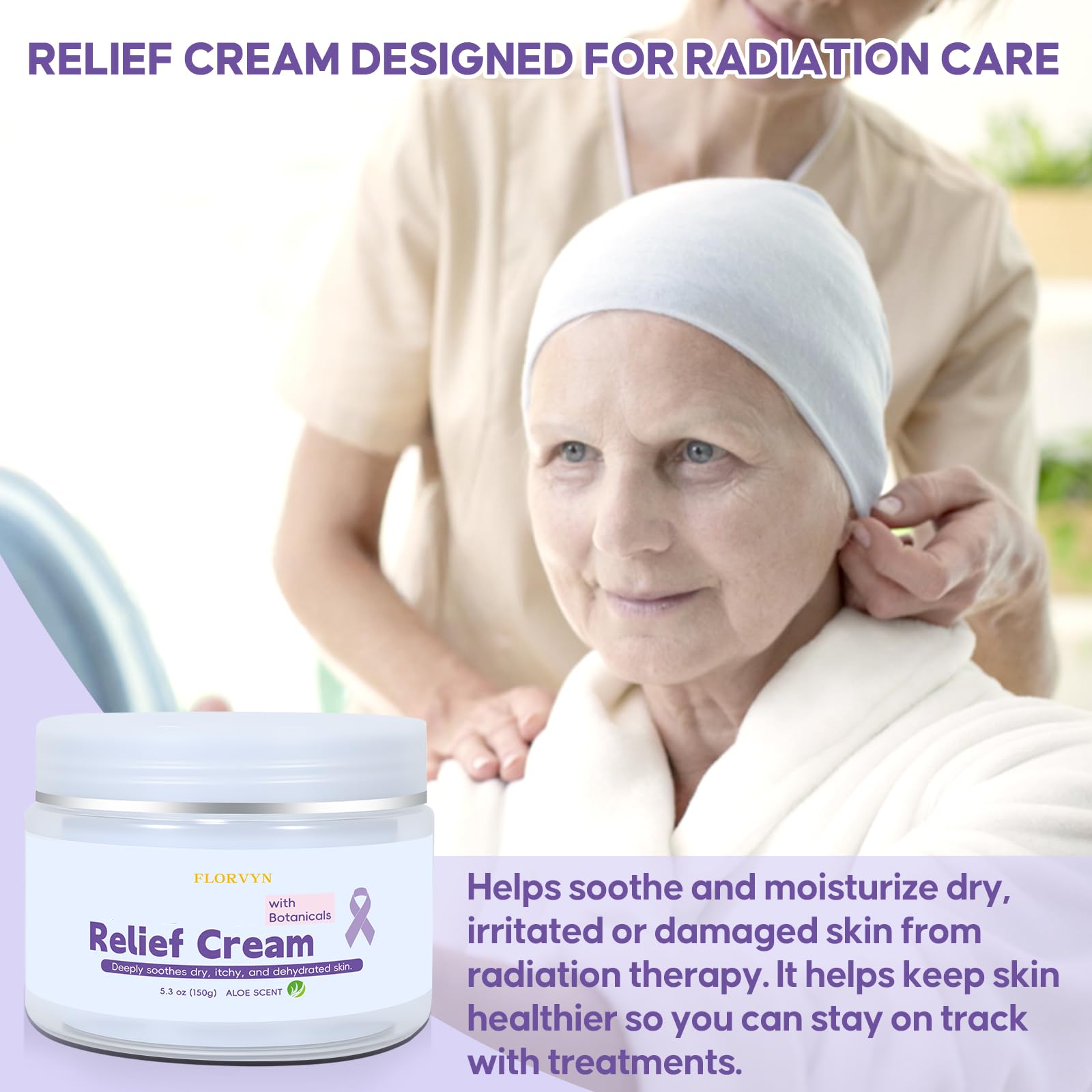 Florvyn Cream gently wraps skin for softer texture and balanced comfort.
