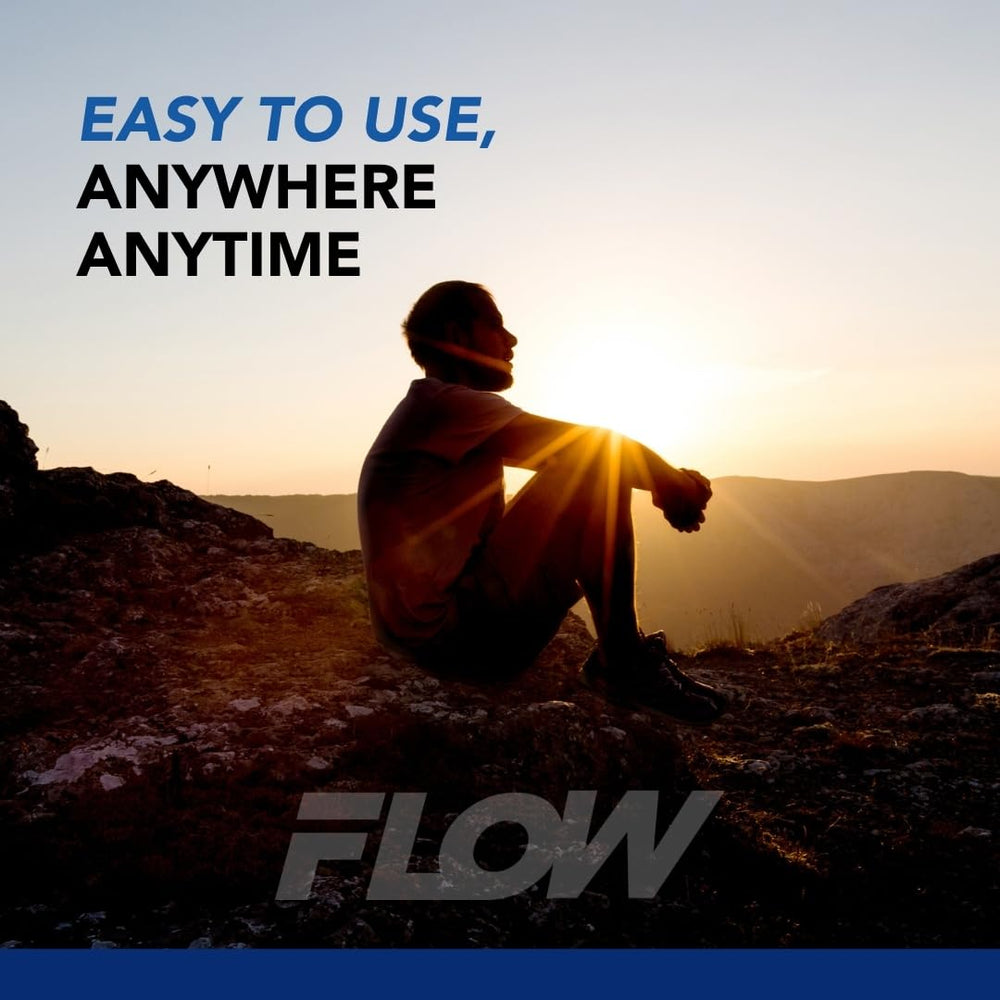 Flow Pouches Mushroom Energy Travel Pack; pocket-friendly caffeine-free option.