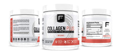 Flow Supps Collagen Plus in a shaken beverage with creamy texture.