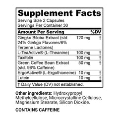 FLT Cognition vegan certification seal reinforces plant based supplement sourcing