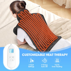 FluffyWarmth six heat settings offer customizable comfort