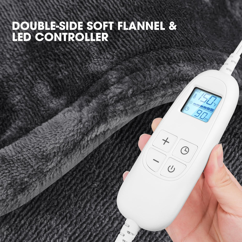 FluffyWarmth three timer options help tailor session length