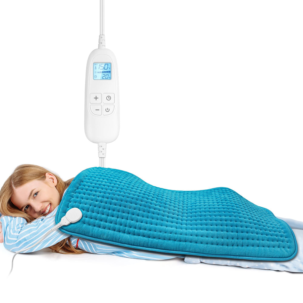 FluffyWarmth XXXL heating pad with full-body coverage for broad warmth