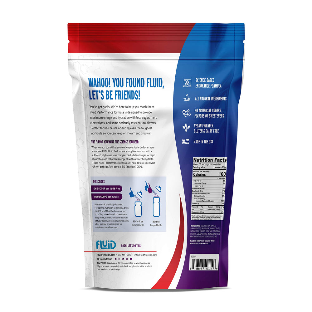 Fluid Performance bottle during a workout supports hydration and steady energy.