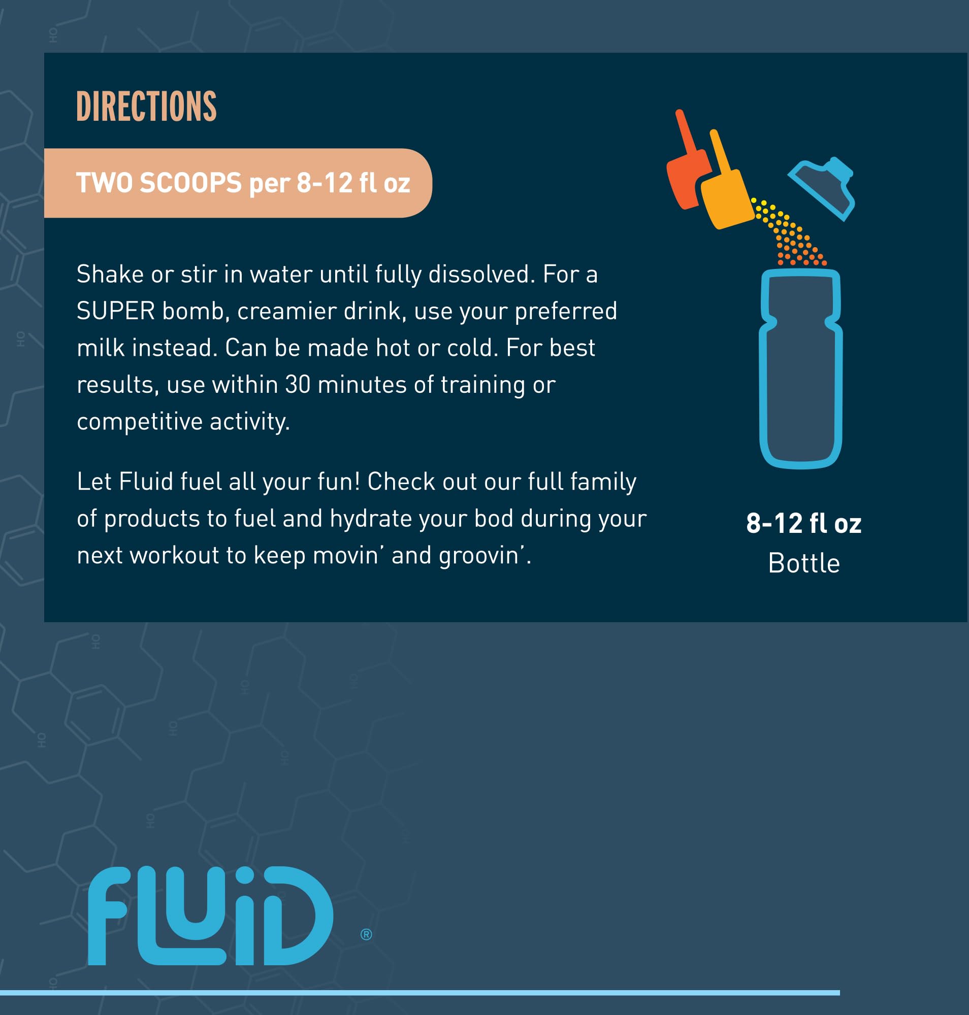 Fluid Recovery electrolytes supporting hydration balance during training