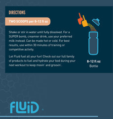 Fluid Recovery electrolytes supporting hydration balance during training