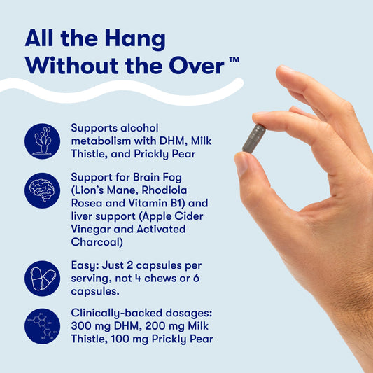 Flyby Recovery bottle highlights milk thistle for daily balance.