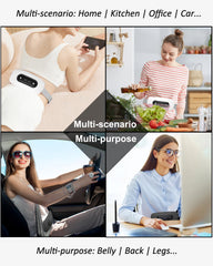 Flyhorse heating pad with adjustable belt for easy wear.
