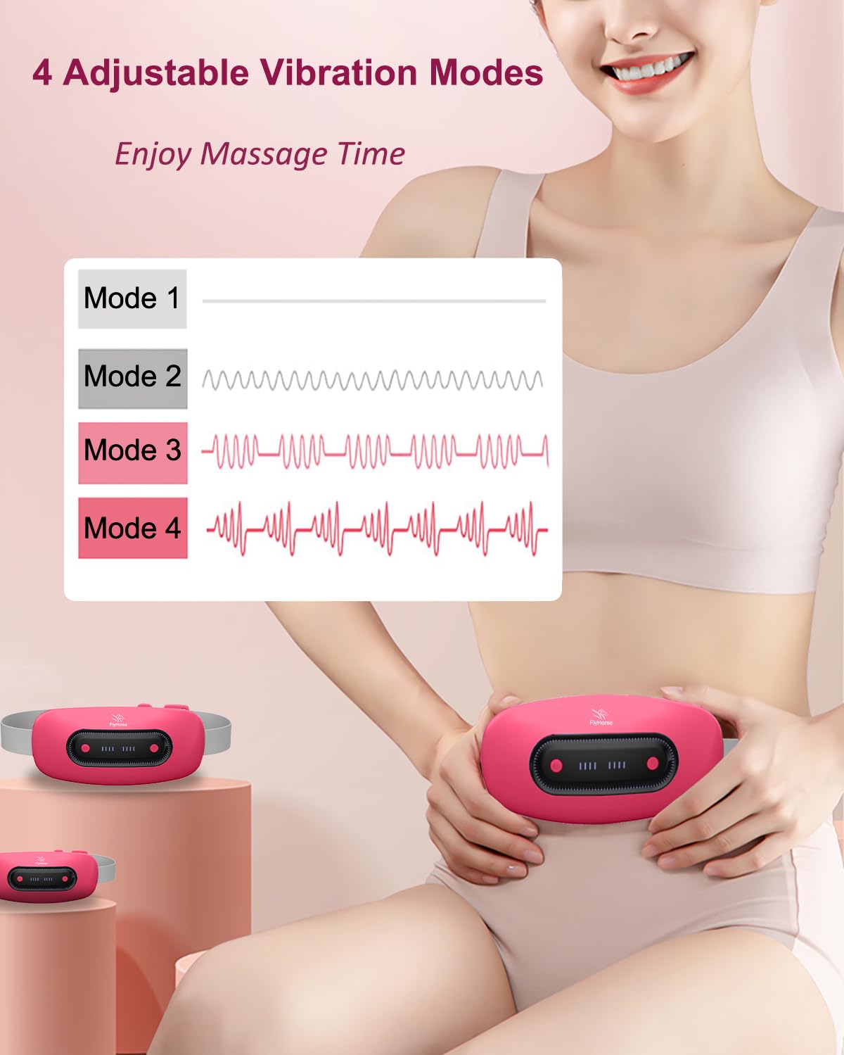 Flyhorse Heating Pad four massage modes to relax tense muscles