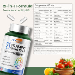 Flynew Shilajit and Multivitamin packaging shows a complete daily health routine.