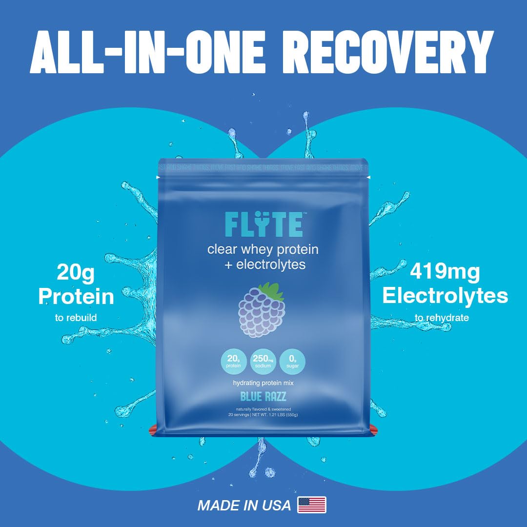 Pouring Blue Raspberry mix shows a light, refreshing shake without chalkiness.