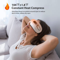 fmlave eye massager air compression massage on temples and eye area