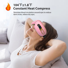 Fmlave eye massager cooling mode to ease migraines