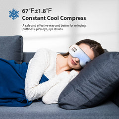 fmlave eye massager with cooling to refresh tired eyes after screen time