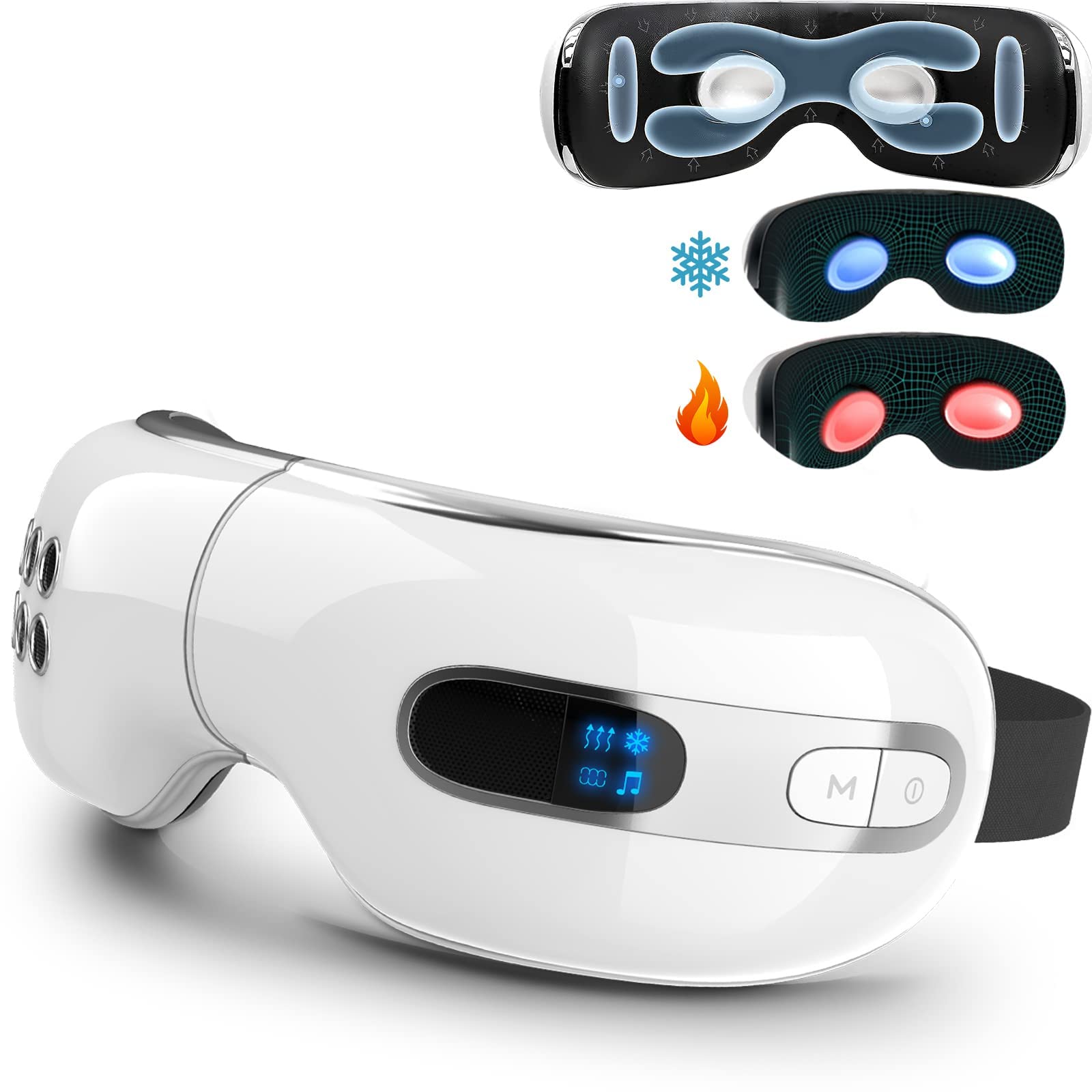 fmlave eye massager with heat for soothing warmth and eye comfort