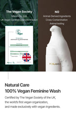 Foblangshi-quinoa-ingredient emphasizes organic content in a gentle cleanser.