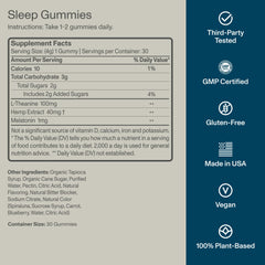 FOCL Sleep Gummies label packaging highlights non-habit forming claim