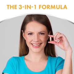 Eye health infographic with Focus Factor branding emphasizes visual support.