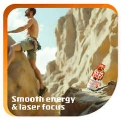 On-the-go Focus Factor shot beside a laptop signaling study-friendly focus