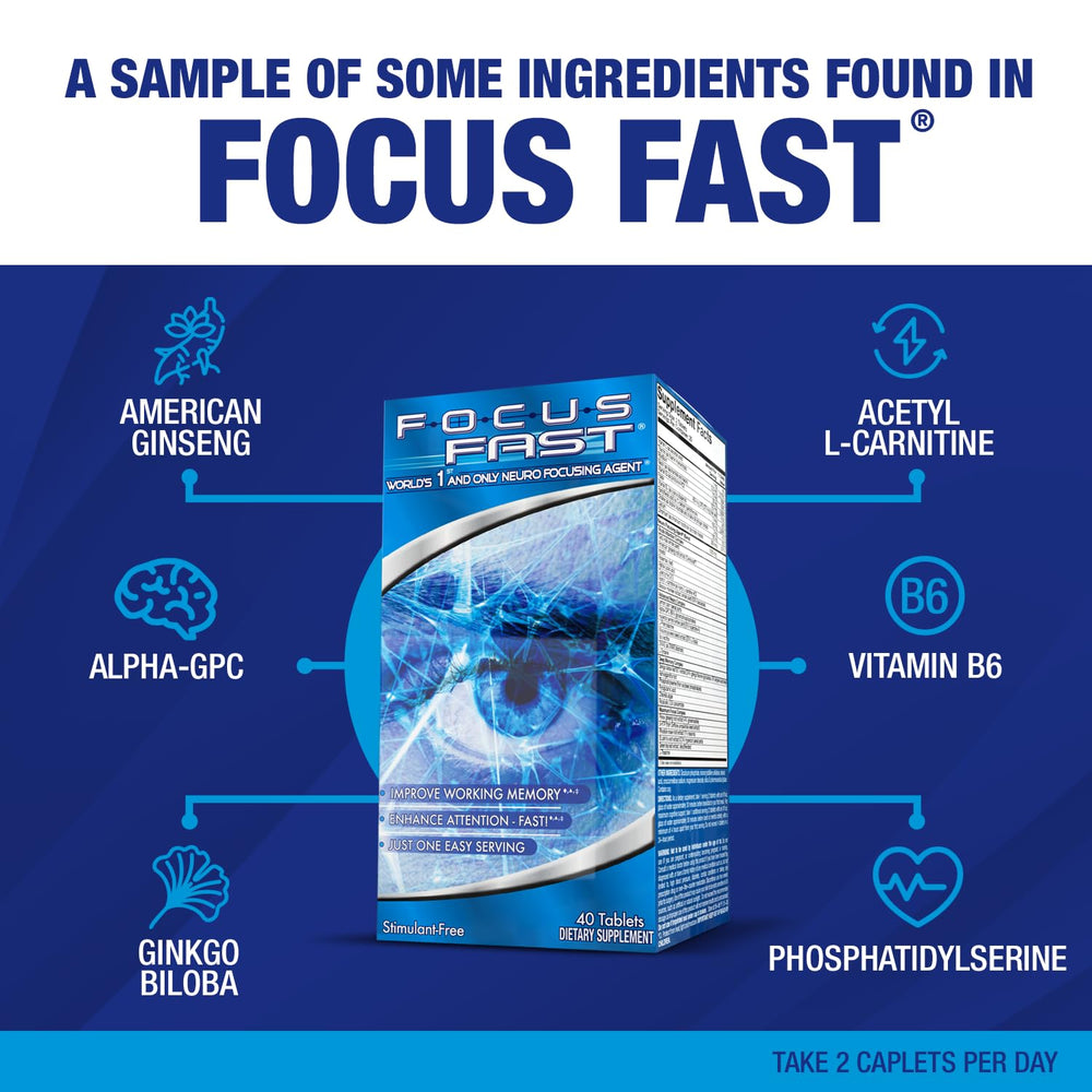Focus Fast label with COA reflects product quality.