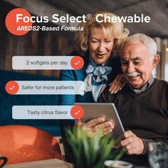 Low zinc formula note on Focus Select AREDS2 label