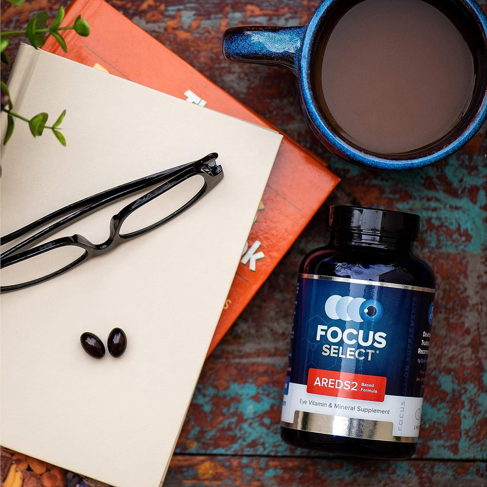 Evening-dose softgels for a simple night routine with Focus Select AREDS2