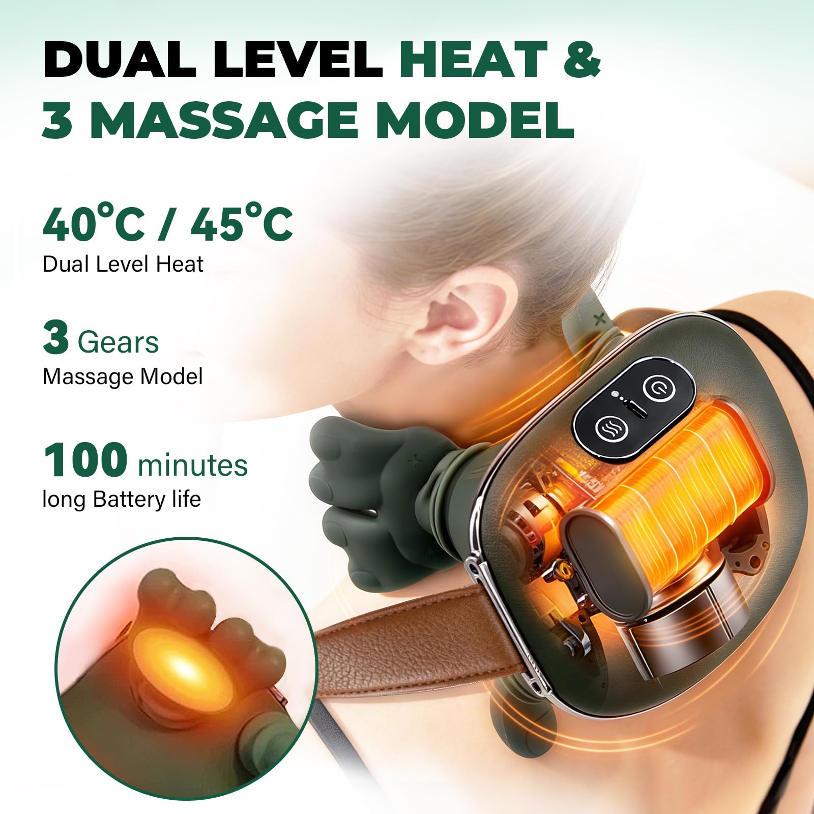 Strap enables hands-free use during travel or work.