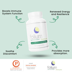 Pomegranate seed extract in Folium Immuno supporting antioxidant intake