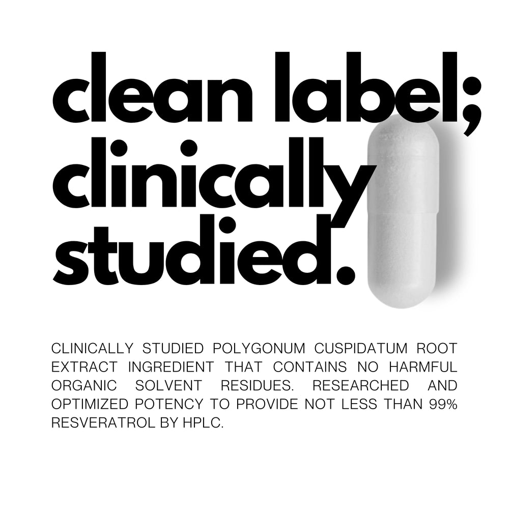 FOLIUS LABS resveratrol GMP facility logo indicating rigorous quality testing