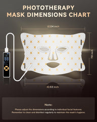 FOLOKE LED mask side view highlighting ergonomic wear