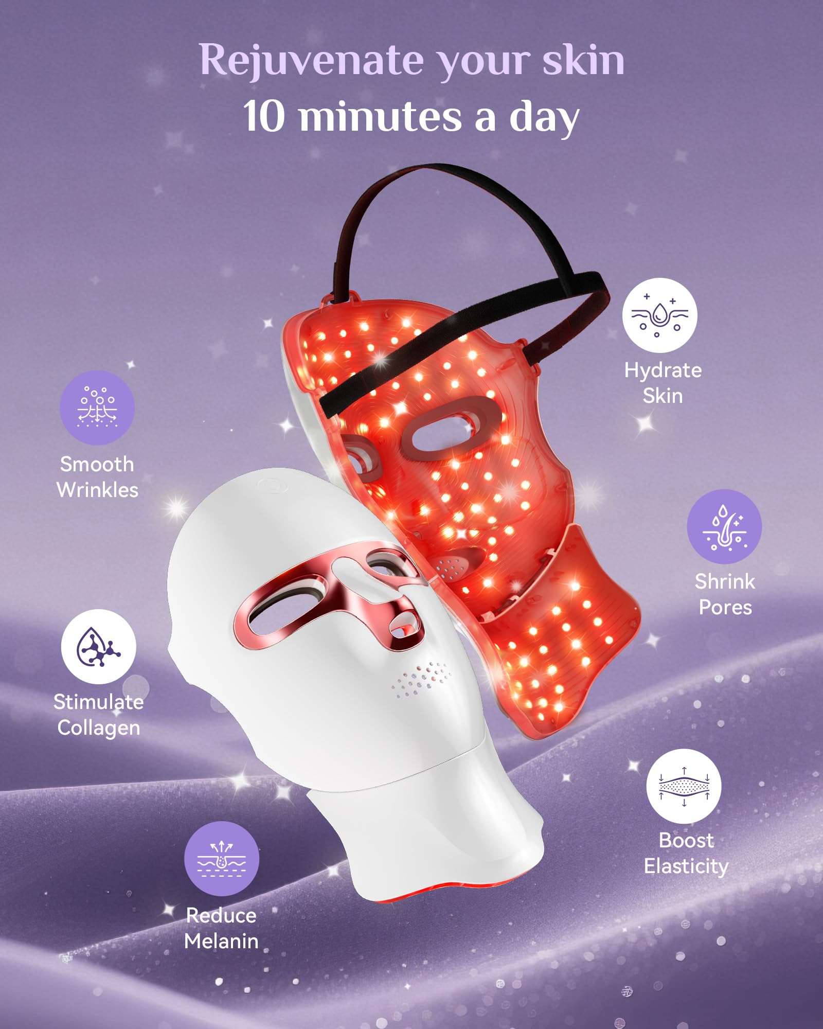 FOLOKE Sakura Pink travel-friendly design supports on-the-go treatments.