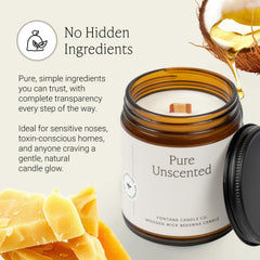 Fontana Candle Co crackling wood wick for cozy evening mood