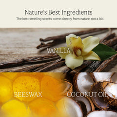 Fontana Candle Co long-lasting beeswax candle with gentle aroma.