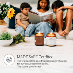Fontana Candle Co recyclable glass jar supports eco-conscious home décor.