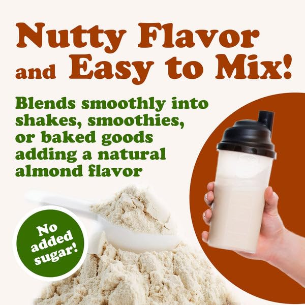 Food to Live almond protein powder baking batter — easy to enrich pancakes and muffins.