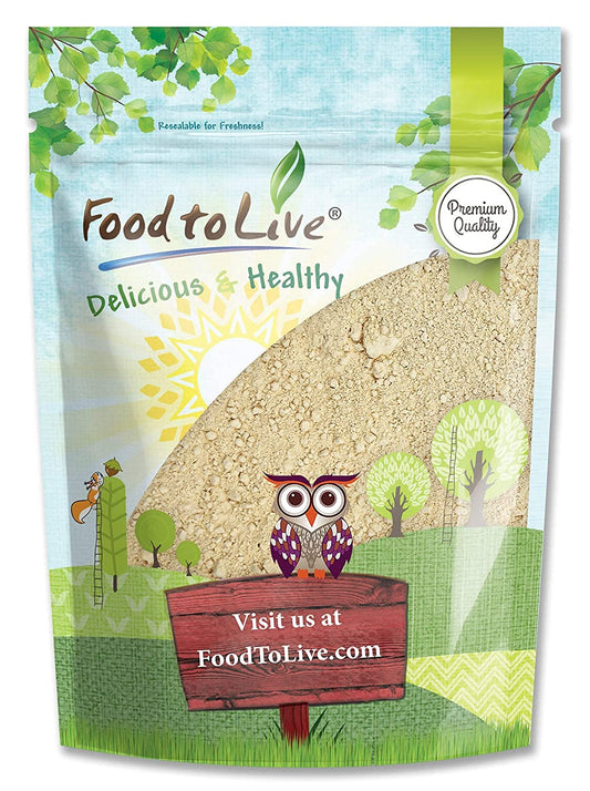 Food to Live Black Maca Powder bulk container for everyday use.