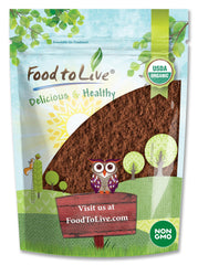 Food to Live Chaga powder in a 2.5 lb bag, ideal for daily smoothies and beverages