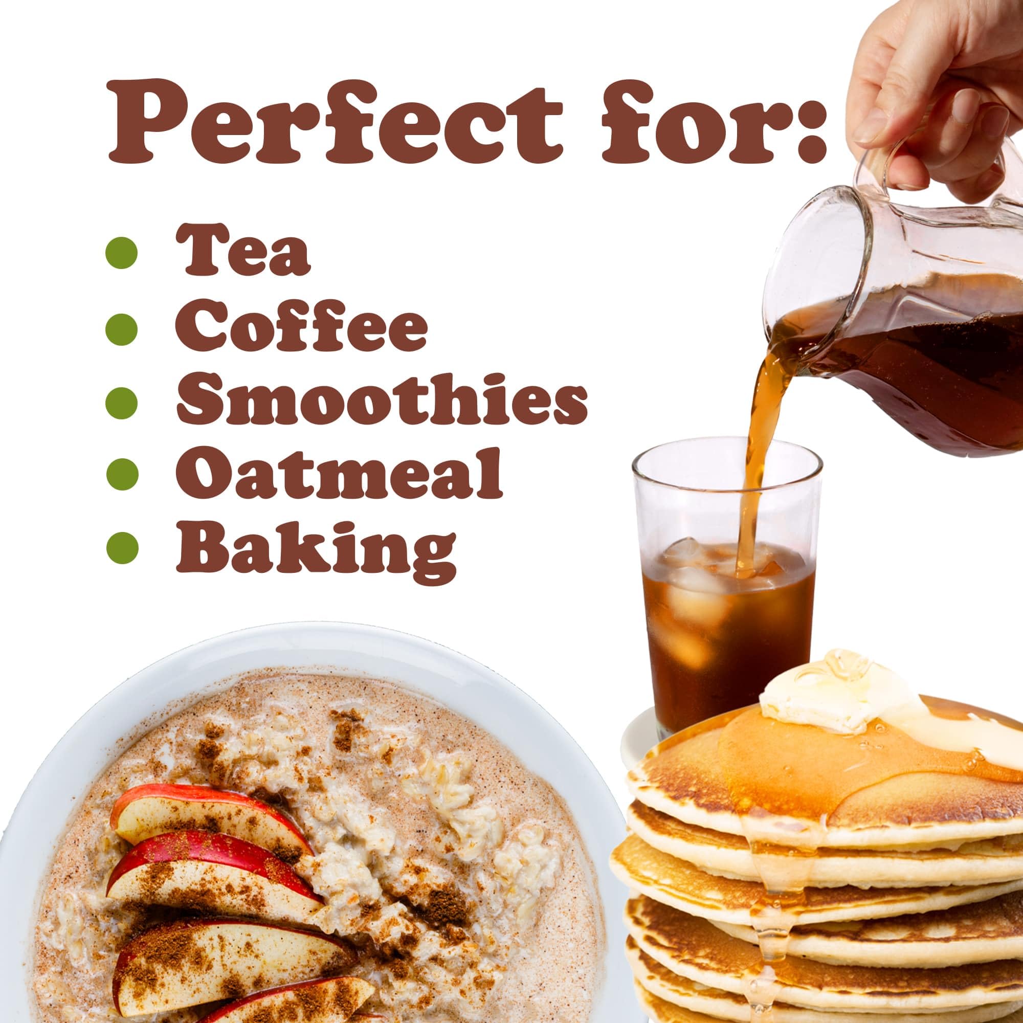 Chaga powder sprinkled on oatmeal for texture and color