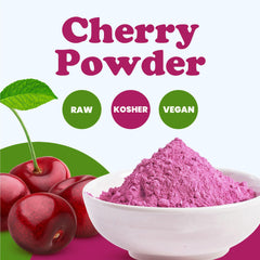 Food to Live Cherry Juice Powder in a blender-friendly smoothie mix.