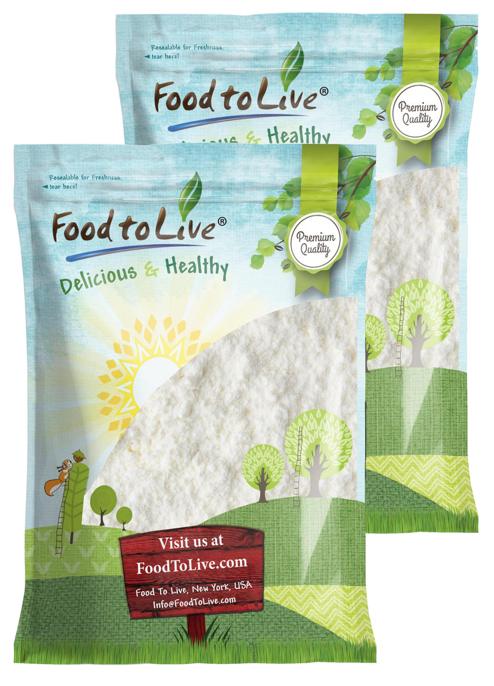 Food to Live Creatine Micronized Powder pour dissolves quickly for easy mixing