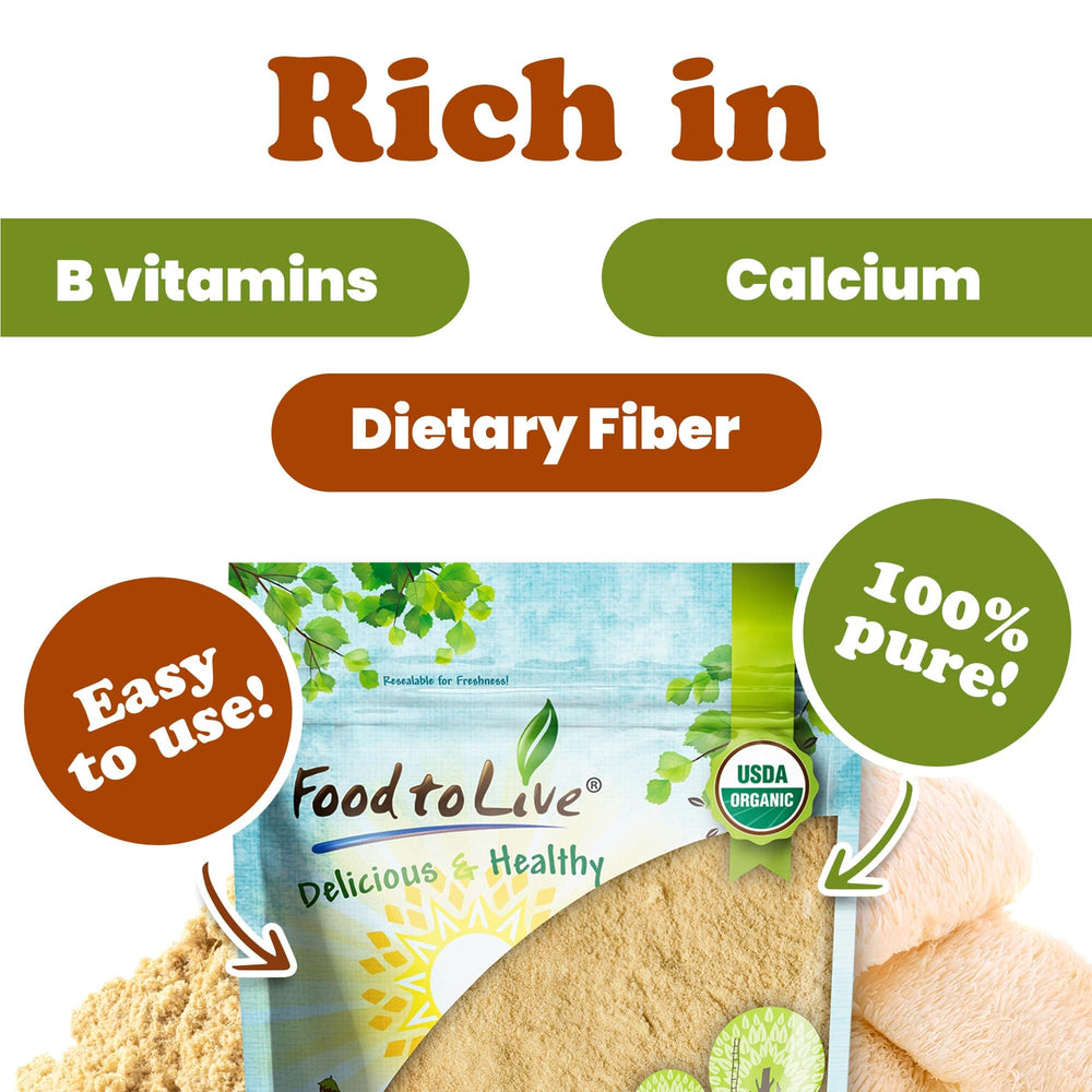 Food to Live Lion's Mane powder sprinkled on oats adds a fiber-rich breakfast boost.