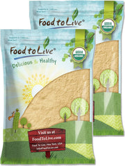 Food to Live Lion's Mane powder bottle, vegan organic formula