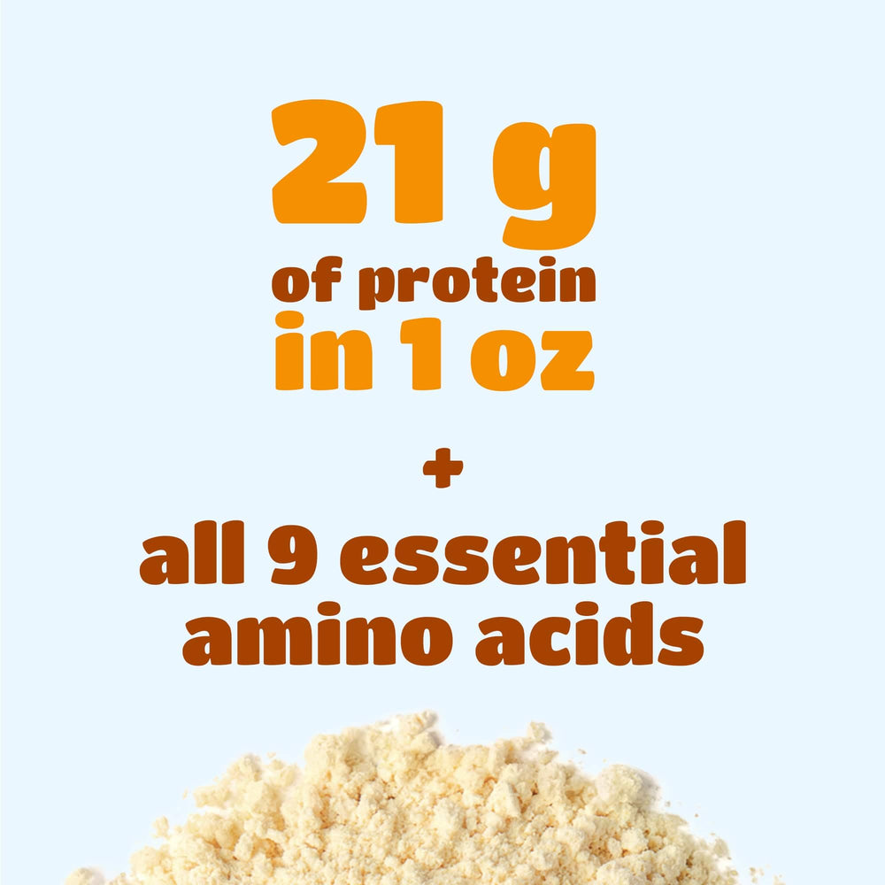 Food to Live pea protein powder being whisked into pancake batter